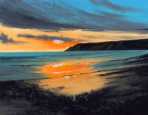 Tolsta sunrise
10" x 8"
Acrylic
Mounted and framed to 13" x 11"
£425